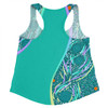 Australia Aboriginal Custom Women Racerback Singlet - Turquoise Dot Dreamtime Women Racerback Singlet
