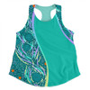 Australia Aboriginal Custom Women Racerback Singlet - Turquoise Dot Dreamtime Women Racerback Singlet