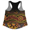 Australia Aboriginal Custom Women Racerback Singlet - Dot In Aboriginal Style Women Racerback Singlet