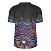 Australia Aboriginal Custom Rugby Jersey - Purple Dot In Aboriginal Style Rugby Jersey