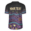 Australia Aboriginal Custom Rugby Jersey - Purple Dot In Aboriginal Style Rugby Jersey