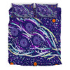 Australia Aboriginal Bedding Set - Purple Dot Dreamtime Bedding Set