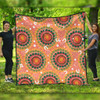 Australia Aboriginal Quilt - Abstract Seamless Pattern With Aboriginal Inspired Quilt