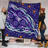 Australia Aboriginal Quilt - Purple Dot Dreamtime Quilt