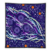 Australia Aboriginal Quilt - Purple Dot Dreamtime Quilt