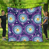 Australia Aboriginal Quilt - Purple Abstract Seamless Pattern With Aboriginal Inspired Quilt