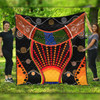 Australia Aboriginal Quilt - Indigenous Dot With Boomerang Inspired Quilt