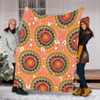 Australia Aboriginal Blanket - Abstract Seamless Pattern With Aboriginal Inspired Blanket