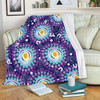 Australia Aboriginal Blanket - Purple Abstract Seamless Pattern With Aboriginal Inspired Blanket