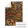 Australia Aboriginal Blanket - Dot In Aboriginal Style Blanket