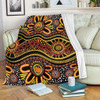 Australia Aboriginal Blanket - Dot In Aboriginal Style Blanket