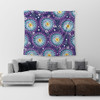 Australia Aboriginal Tapestry - Purple Abstract Seamless Pattern With Aboriginal Inspired Tapestry