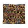 Australia Aboriginal Tapestry - Dot In Aboriginal Style Tapestry