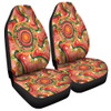 Australia Aboriginal Car Seat Cover - Aboriginal Art Style Abstract Car Seat Cover