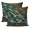 Australia Aboriginal Pillow Cases - Color Dot Dreamtime Pillow Cases