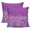 Australia Aboriginal Pillow Cases - Purple Aboriginal Dot Pillow Cases