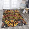 Australia Aboriginal Area Rug - Dot In Aboriginal Style Area Rug