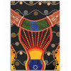 Australia Aboriginal Area Rug - Indigenous Dot With Boomerang Inspired Area Rug