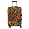 Australia Aboriginal Luggage Cover - Dot In Aboriginal Style Luggage Cover