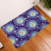 Australia Aboriginal Doormat - Purple Abstract Seamless Pattern With Aboriginal Inspired Doormat