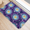 Australia Aboriginal Doormat - Purple Abstract Seamless Pattern With Aboriginal Inspired Doormat