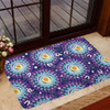 Australia Aboriginal Doormat - Purple Abstract Seamless Pattern With Aboriginal Inspired Doormat