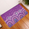 Australia Aboriginal Doormat - Purple Aboriginal Dot Doormat