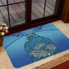 Australia Aboriginal Doormat - Blue Aboriginal Dot With Fish Doormat