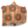 Australia Aboriginal Hooded Blanket - Abstract Seamless Pattern With Aboriginal Inspired Hooded Blanket