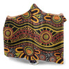 Australia Aboriginal Hooded Blanket - Dot In Aboriginal Style Hooded Blanket