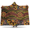 Australia Aboriginal Hooded Blanket - Dot In Aboriginal Style Hooded Blanket