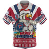 Sydney Roosters Christmas Custom Hawaiian Shirt - Easts Rooster Santa Aussie Big Things Hawaiian Shirt