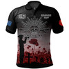 Australia Anzac Day Polo Shirt - Lest We Forget Red Polo Shirt