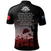 Australia Anzac Day Polo Shirt - Lest We Forget Red Polo Shirt