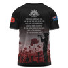 Australia Anzac Day T-shirt - Lest We Forget Red T-shirt