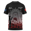 Australia Anzac Day T-shirt - Lest We Forget Red T-shirt