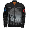 Australia Anzac Day Bomber Jacket - Lest We Forget Black Bomber Jacket