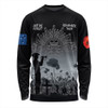 Australia Anzac Day Long Sleeve T-shirt - Lest We Forget Black Long Sleeve T-shirt