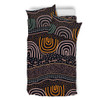 Australia Aboriginal Bedding Set - Indigenous Art Background Bedding Set