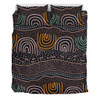 Australia Aboriginal Bedding Set - Indigenous Art Background Bedding Set