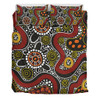 Australia Aboriginal Bedding Set - Illustration Based On Aboriginal Style Of Artwork Bedding Set