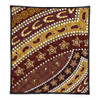 Australia Aboriginal Quilt - Australian Aboriginal Style Of Pattern Background Quilt