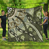 Australia Aboriginal Quilt - Green Turtle Aboriginal Painting Quilt