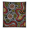 Australia Aboriginal Quilt - Illustration Based On Aboriginal Style Of Artwork Quilt