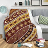 Australia Aboriginal Blanket - Australian Aboriginal Style Of Pattern Background Blanket