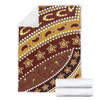 Australia Aboriginal Blanket - Australian Aboriginal Style Of Pattern Background Blanket