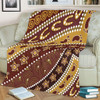 Australia Aboriginal Blanket - Australian Aboriginal Style Of Pattern Background Blanket