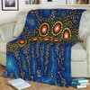 Australia Aboriginal Blanket - Aboriginal Dreaming Dot Art Blanket