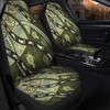 Australia Aboriginal Car Seat Cover - Green Turtle Aboriginal Painting Car Seat Cover