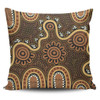 Australia Aboriginal Pillow Cases - Aboriginal Style Of Dot Art  Pillow Cases